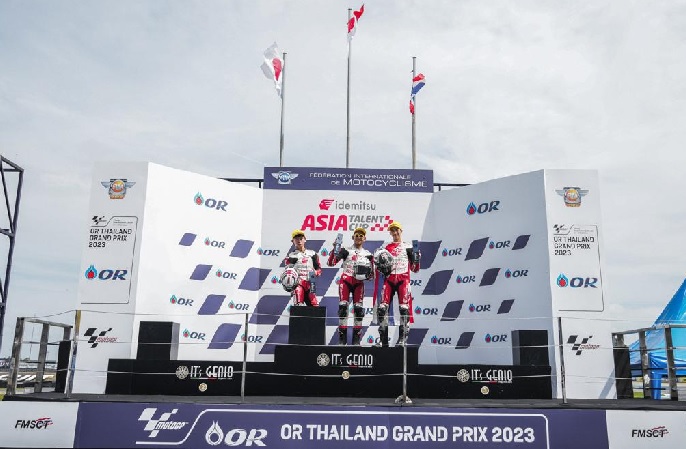 Pebalap Astra Honda Kembali Bikin Indonesia Raya Bergema di Kejuaraan Balap Asia   