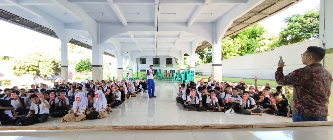 Mengurangi Fatalitas Kecelakaan, Sinsen Edukasi #Cari_Aman di Kota Jambi