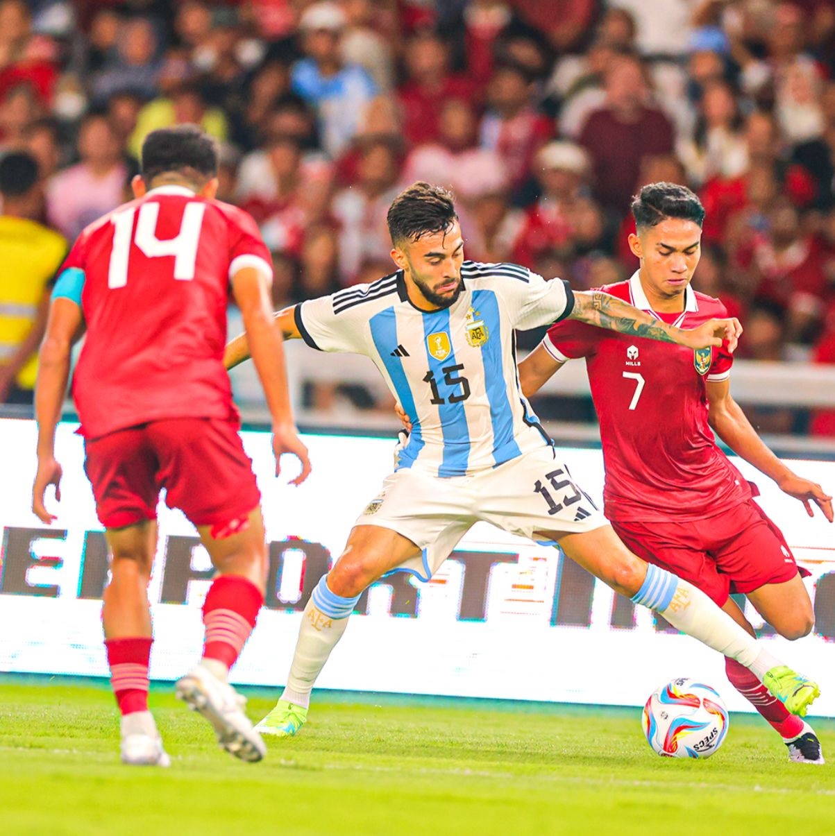 Kalah 0-2 Dari Argentina, Timnas Garuda Tunjukkan Permainan Keren