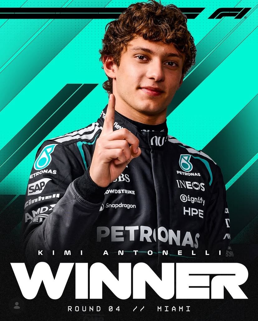 Asapi Lando Norris, Kimi Antonelli Sabet Juara GP Miami 2026