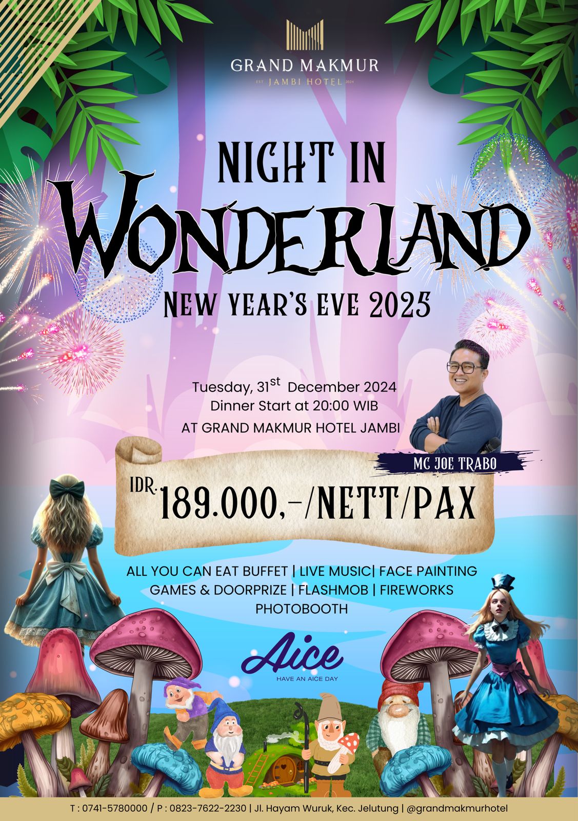 Grand Makmur Hotel Hadirkan “Night in Wonderland” Untuk Sambut Tahun 2025