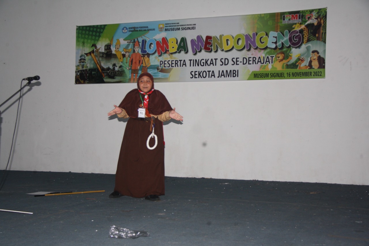 Museum Siginjei Laksanakan Lomba Mendongeng Tikat SD  