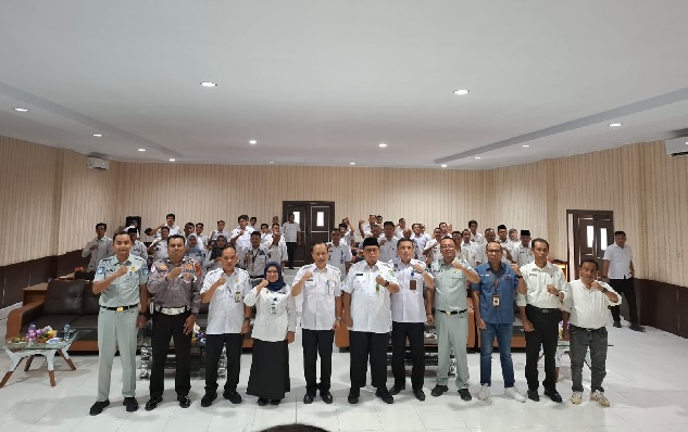 Jasa Raharja Cabang Muara Bungo Menghadiri Rapat Koordinasi Sinergitas Opsen Pajak dan Opsen BBNKB di Tebo