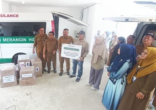 Resmi Beroperasi, RSUD Kerinci Terima Obat-obatan dari PT KMH