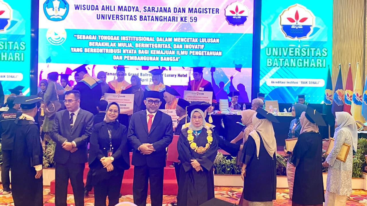 Wisuda Unbari 2026, Pemprov Jambi Tekankan SDM Unggul dan Berintegritas