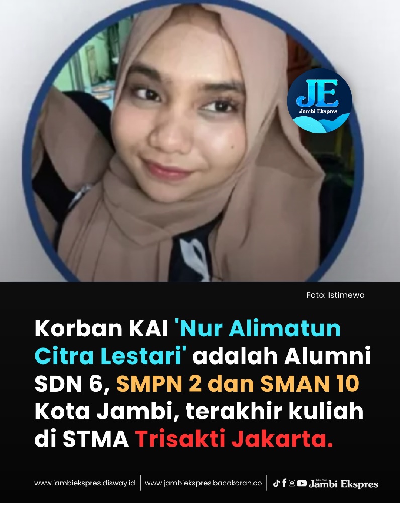 Almh Citra adalah Alumni SDN 6, SMPN 2 dan SMAN 10 Kota Jambi 