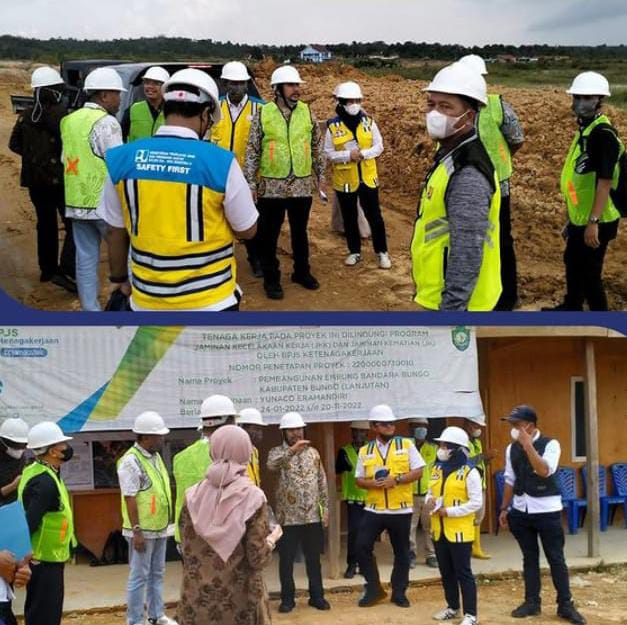 Monitoring Pekerjaan Embung Bandara Bungo (Lanjutan)