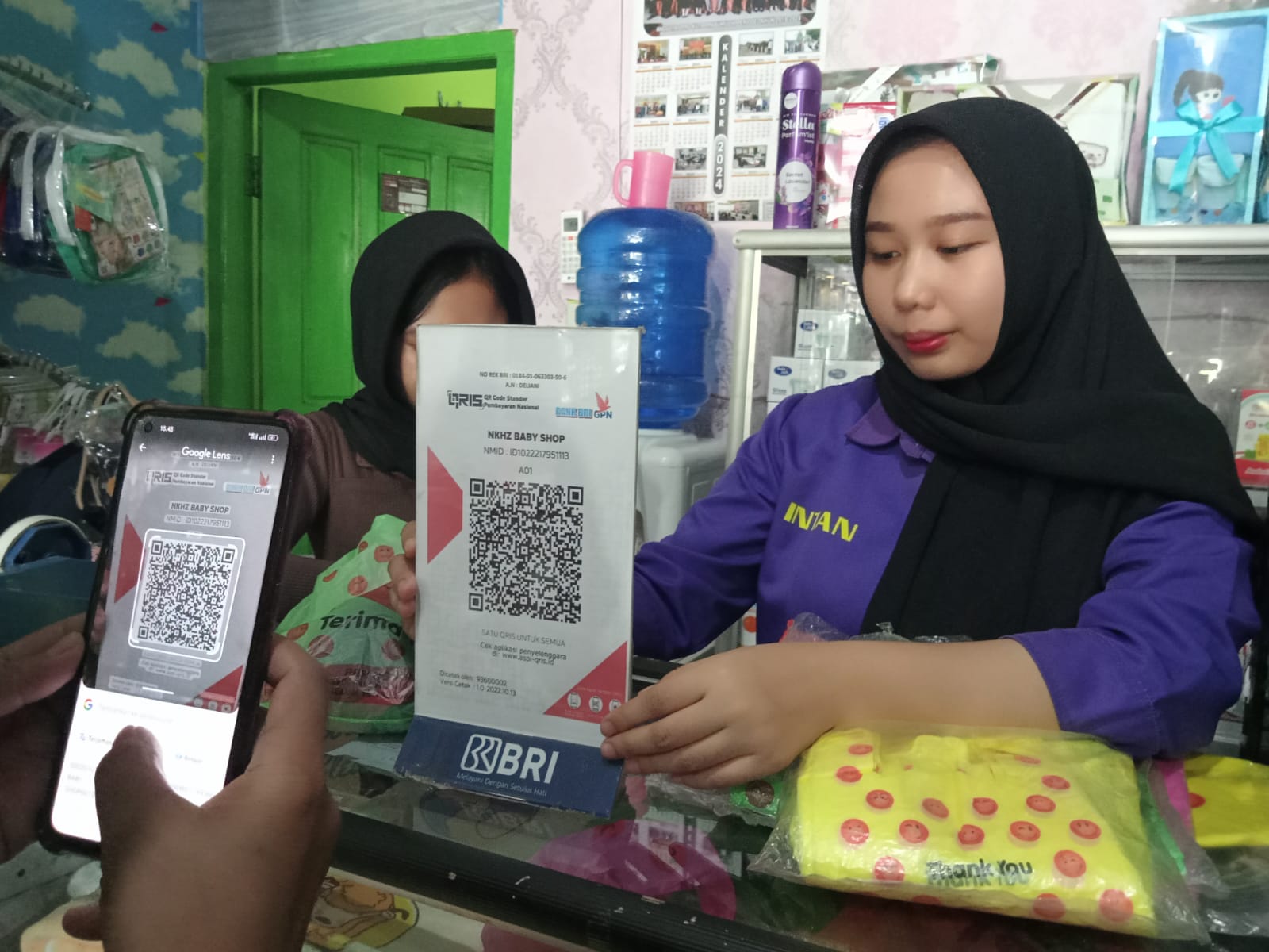 NKHZ Baby Shop Tumbuh Bersama QR Code BRI