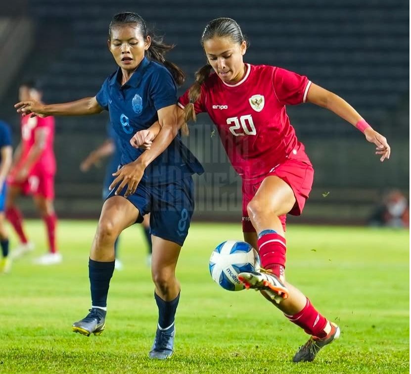  Hancurkan Kamboja 3-1, Timnas Putri Indonesia Juara Piala AFF 2024