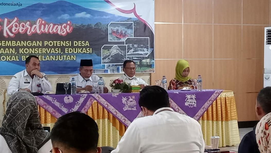 Bupati H Mashuri Pimpin Rakor Lintas Sektoral Potensi Desa