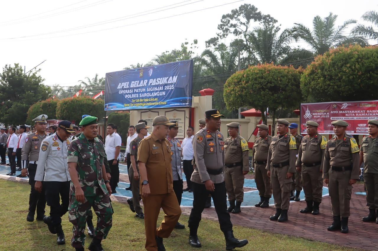 Polres Sarolangun Gelar Operasi Patuh 2025, Pelanggar ODOL Prioritas Utama Penindakan