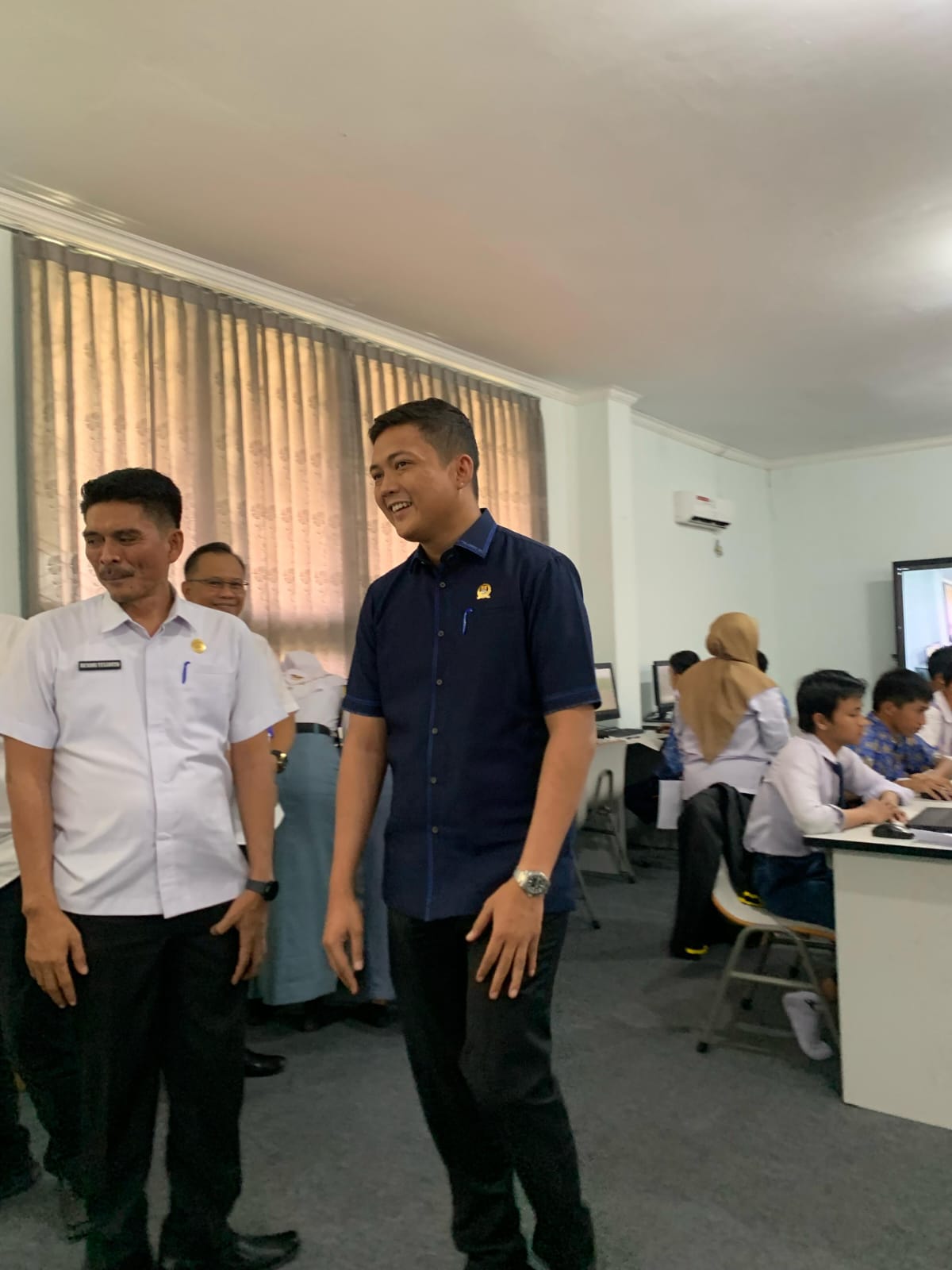 Ketua DPRD Jambi Pantau Pelaksanaan Tes CAT PPDB di SMA TT