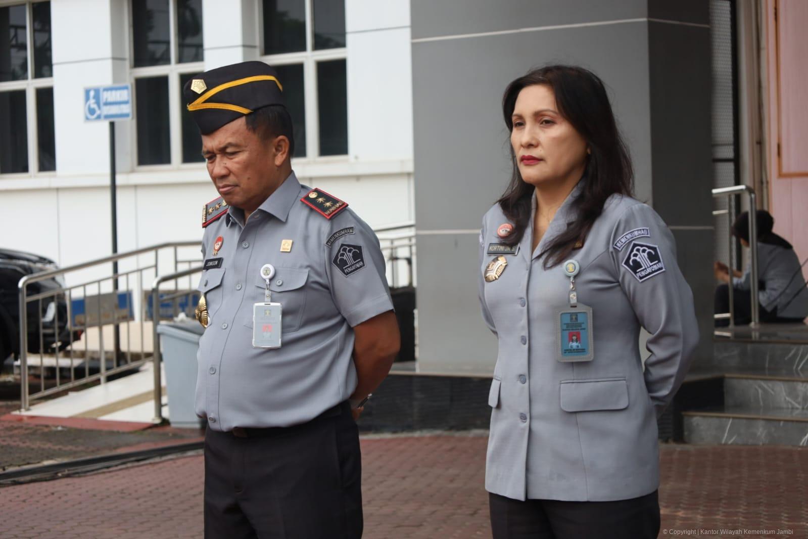 Apel Pagi Pegawai, Kadiv P3H Kanwil Kemenkum Jambi, Dina Rasmalita Pentingnya Optimalisasi Serapan Anggaran