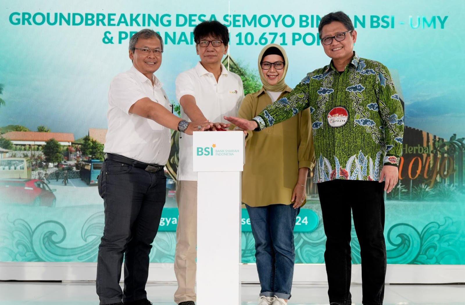 Perkuat Implementasi ESG, BSI Kembangkan Ekonomi dan Tanam Pohon di Desa Semoyo Yogyakarta.