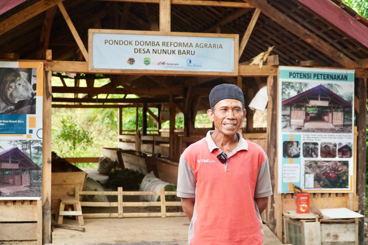Reforma Agraria Buka Akses Warga Desa Nunuk Baru untuk Jalankan Usaha Ternak Domba