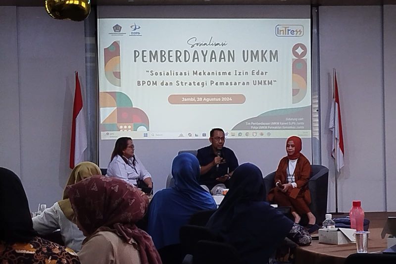 Gelar Pelatihan, DJPb Jambi Perkuat Strategi Pemasaran Dan Izin Edar UMKM