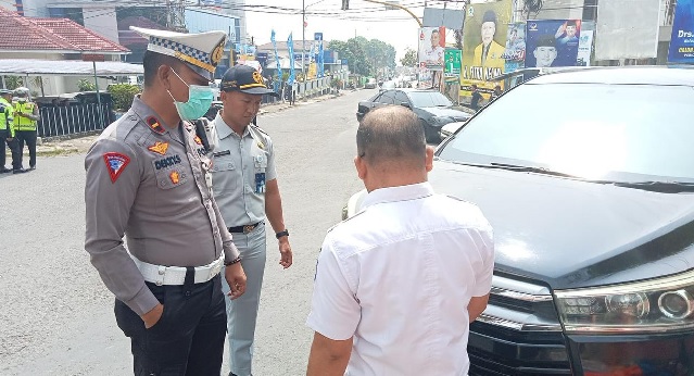 Jasa Raharja Dan Tim Samsat Sungai Penuh Razia Gali Potensi Tunggakan Pajak    