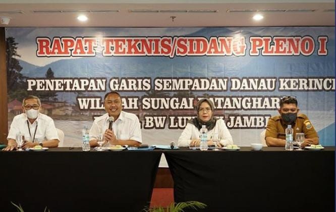 Rapat Teknis Penetapan Garis Sempadan Danau Kerinci