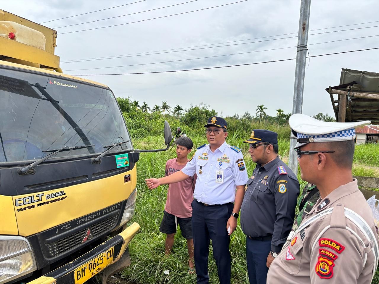 23 Kendaraan Ditilang, Hasil Operasi Gabungan ODOL di Tanjabtim