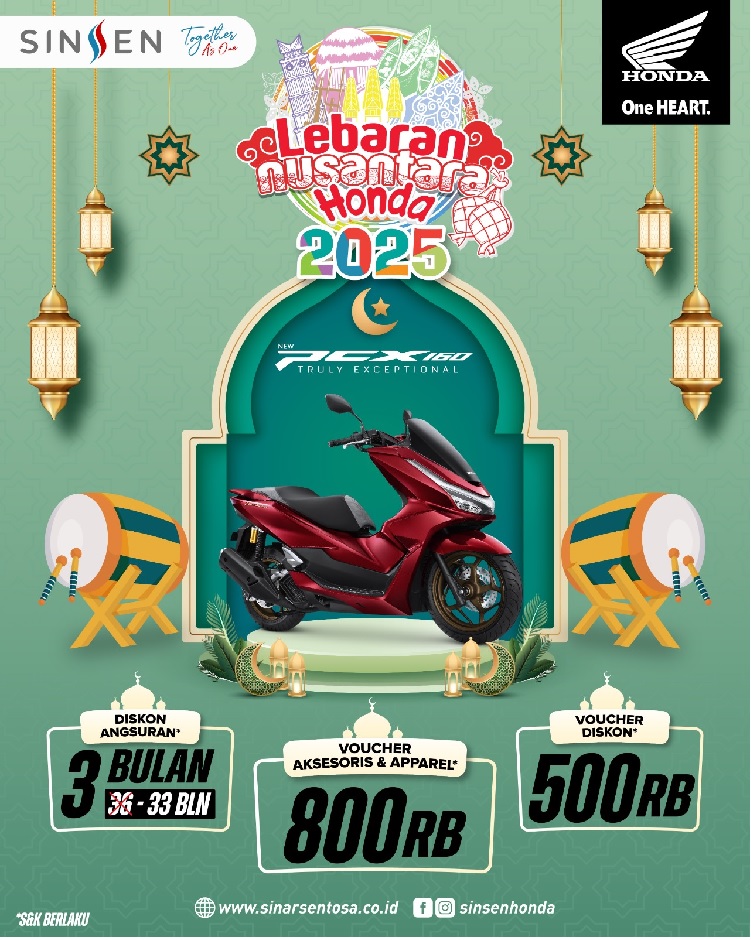 Berkah Ramadhan, Dapatkan Motor Baru Honda dengan Berbagai Bonus Menarik