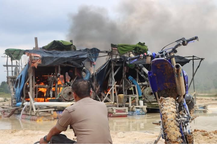 Kapolres Bungo Ultimatum Pemain PETI : Akan Kami Tindak Tegas Sesuai Hukum