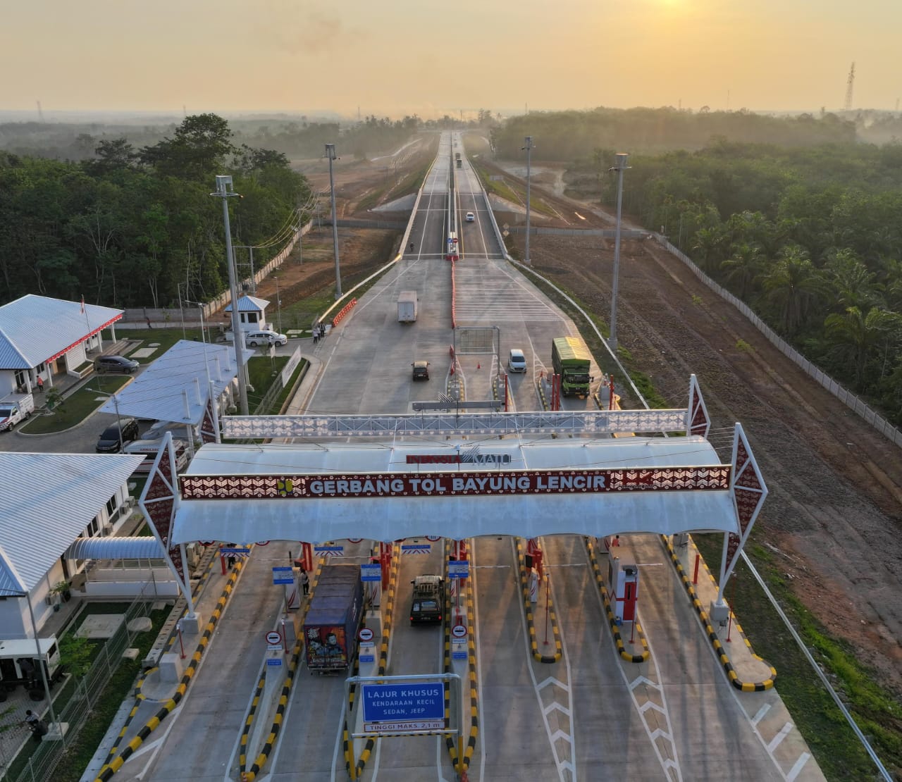 Beroperasi Selama Sepekan, Tol Betung - Tempino - Jambi Dilintasi Lebih dari 60.000 Kendaraan