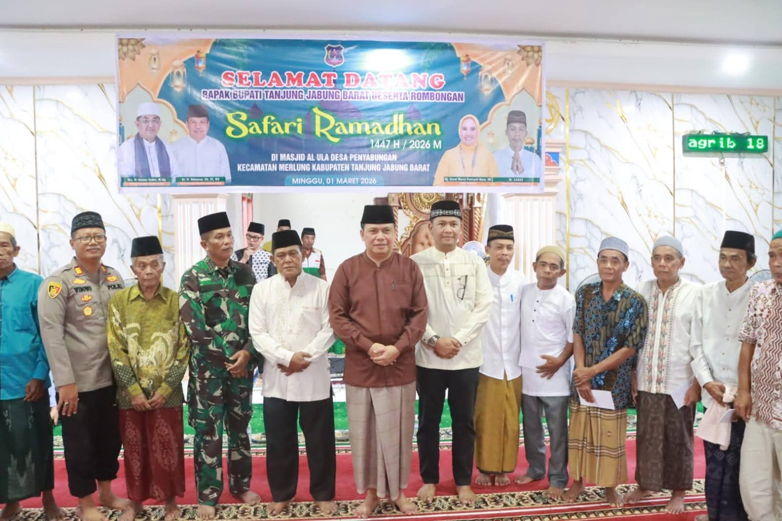 Pemkab Tanjab Barat Gelar Safari Ramadan di Desa Penyabungan