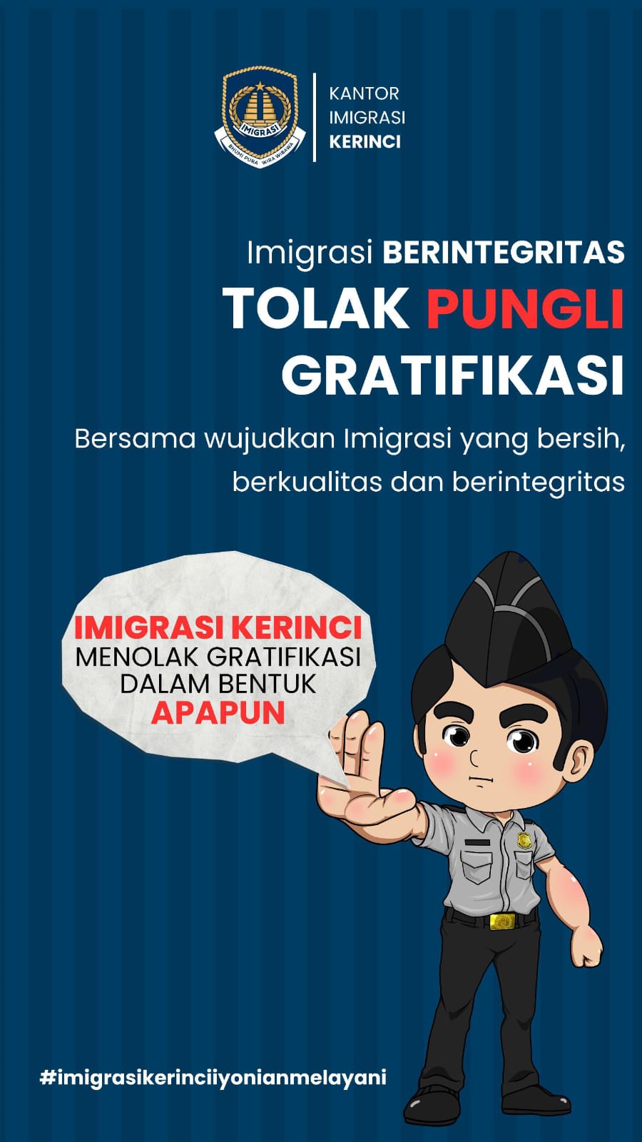 Imigrasi Kerinci Tegas Tolak Gratifikasi