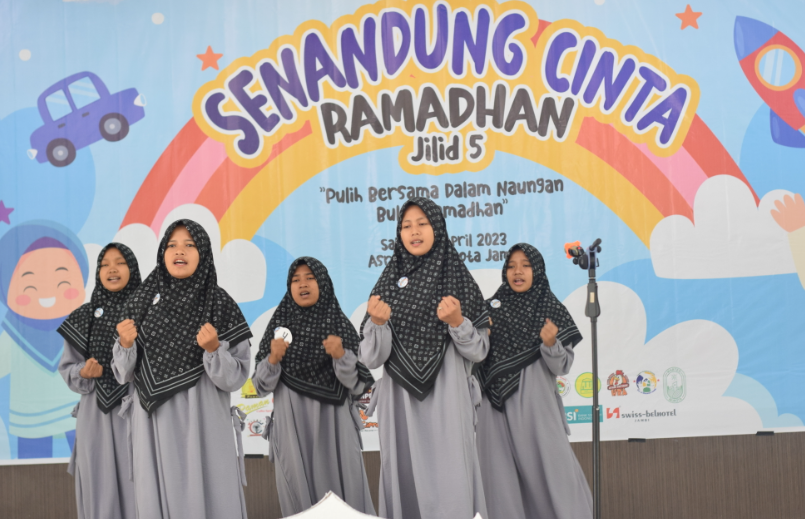 Dari Lomba Hingga Mendengar Dongeng, Ratusan Anak Panti Asuhan Jambi Rasakan Keceriaan Ramadhan Tahun Ini 