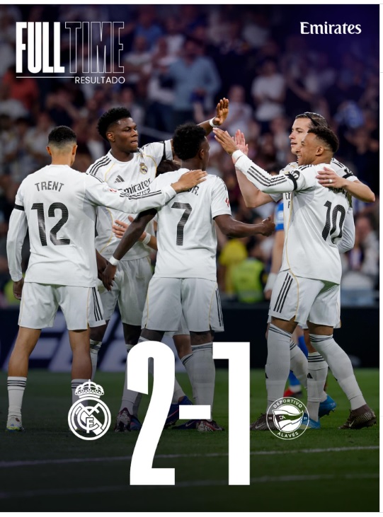 Sikat Alaves 2-1, Gol Real Madrid Disumbang Mbappe dan Vinicius 