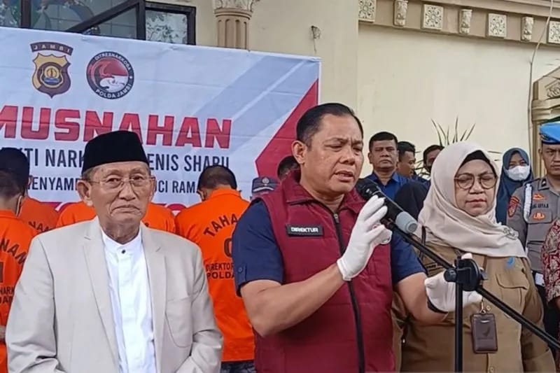 Polda Jambi Perkuat Pengamanan di Perbatasan Cegah Masuknya Narkoba