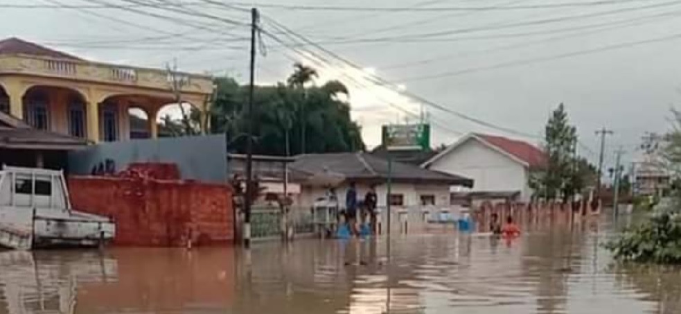 Enam Kecamatan di Tebo Terendam Banjir