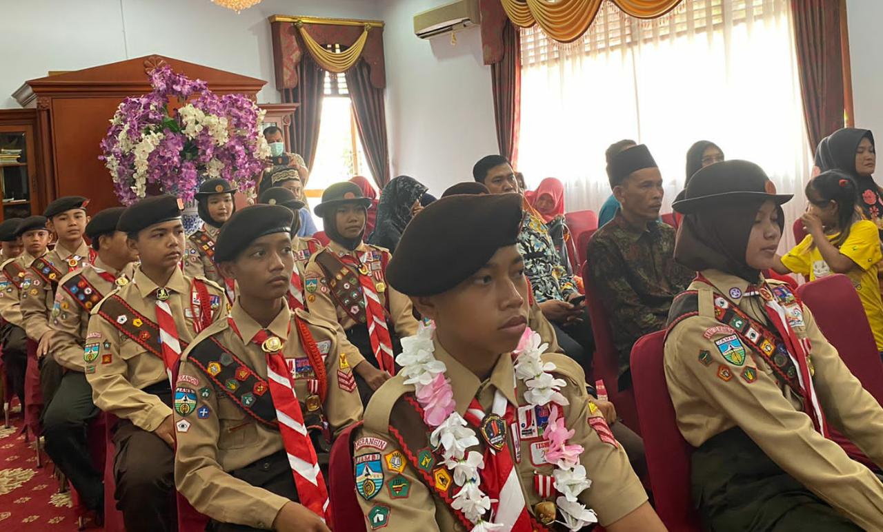 Sebanyak 16 Peserta Jamnas Disambut Bupati dan Wabup