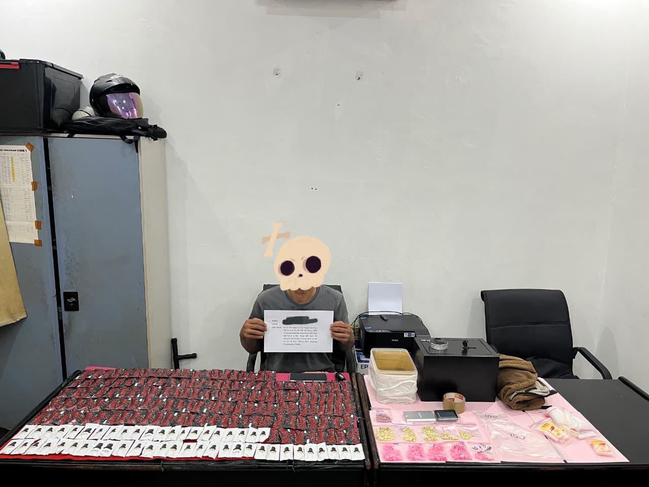 413 Ekstasi dan 192 Etomidate Disita, Satu Pria Diamankan Polisi