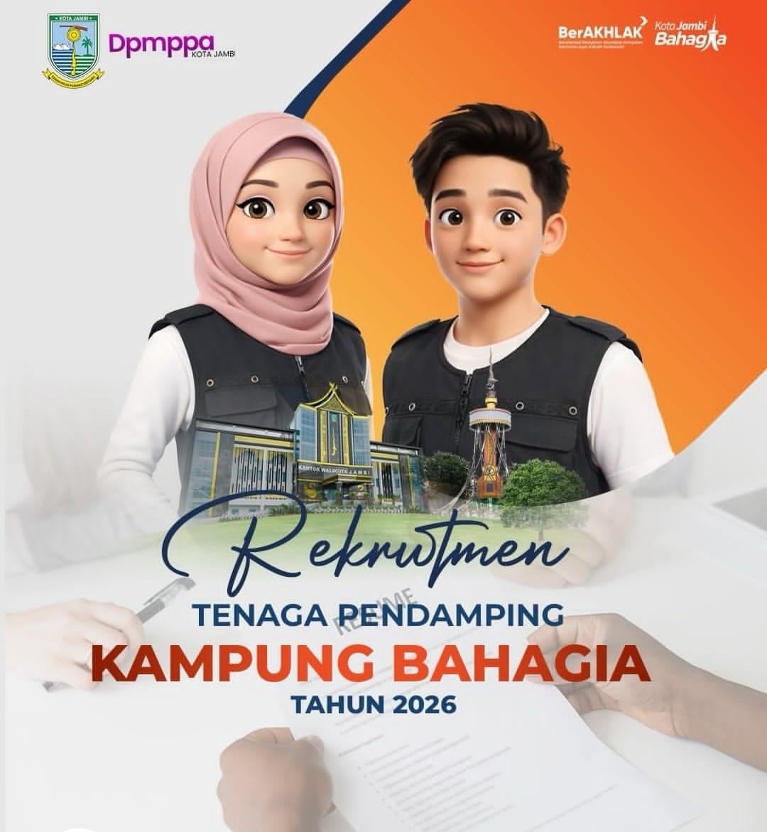 Ada Loker Nih!  Pemkot Jambi Rekrutmen Pendamping Kampung Bahagia 2026
