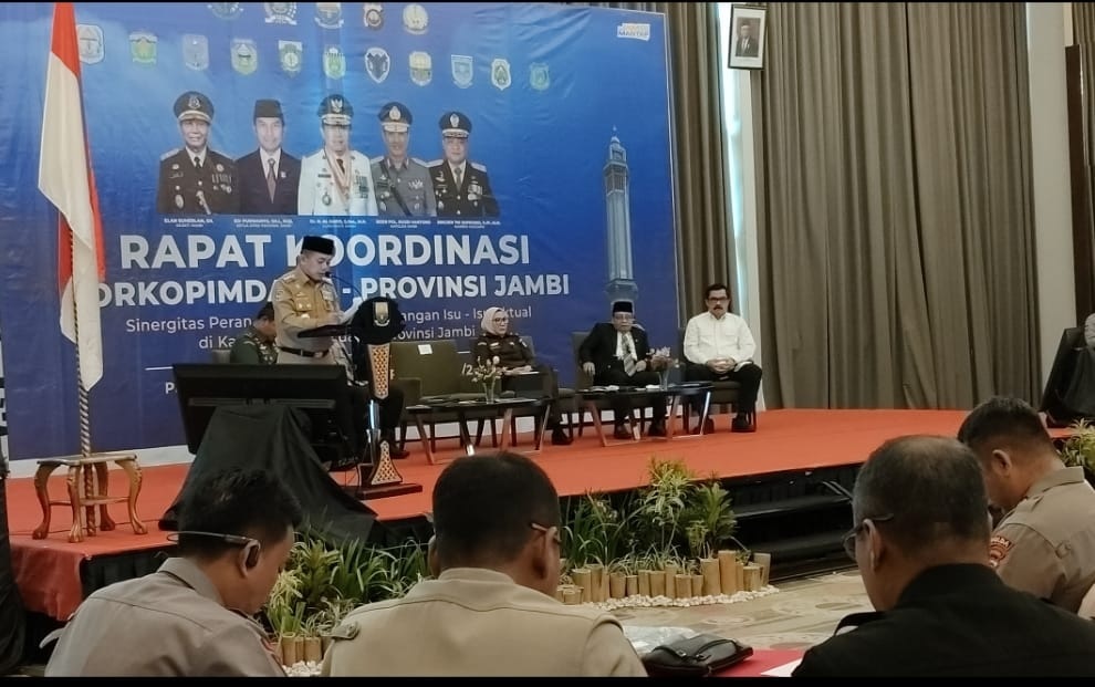 Gubernur Al Haris Bersama Forkopimda Bahas Persiapan Idul Fitri