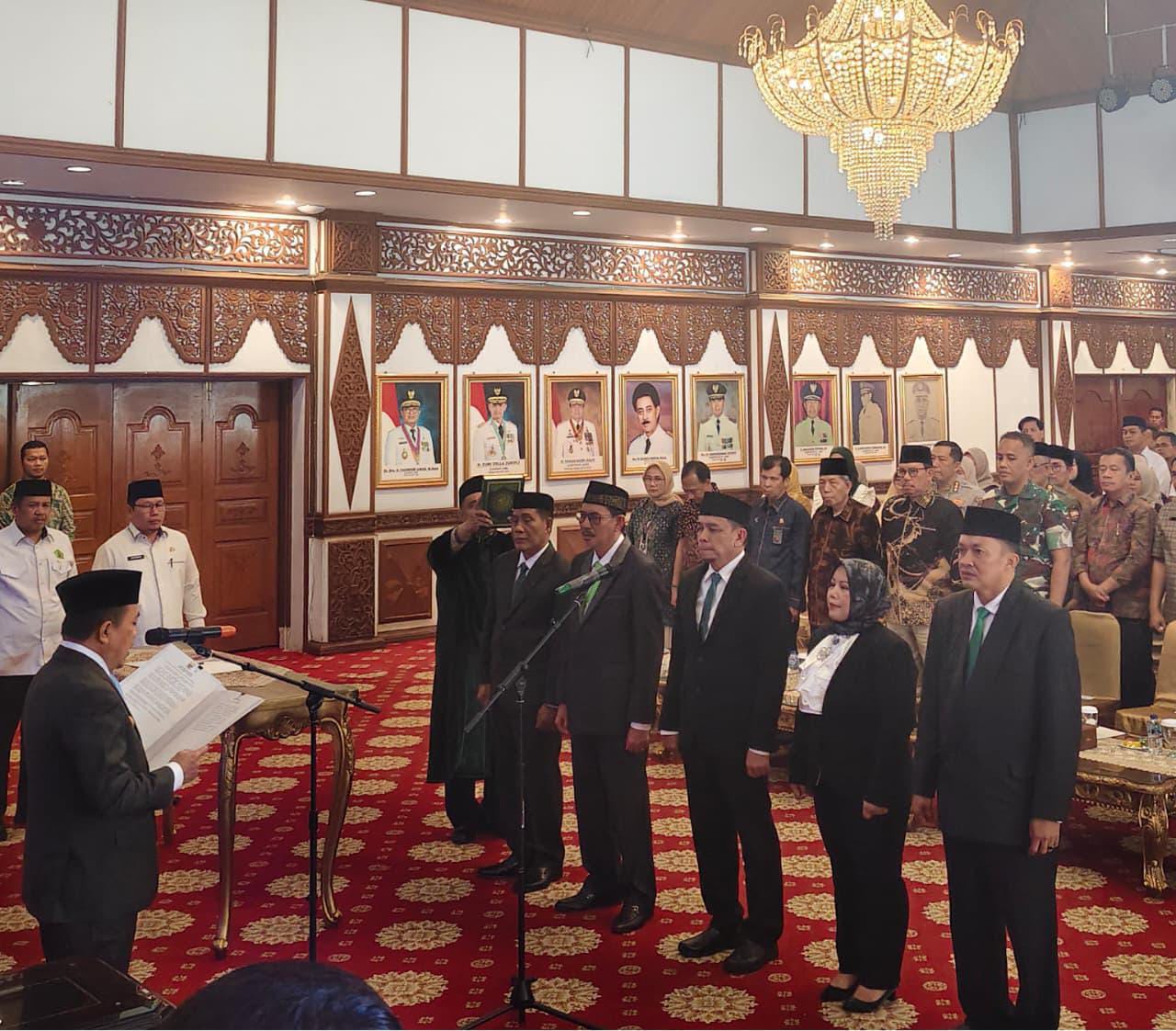 Pimpinan Baznas Provinsi Jambi 2025-2030 Dilantik Gubernur Al Haris, Ungkap Potensi Zakat Rp100 Miliar