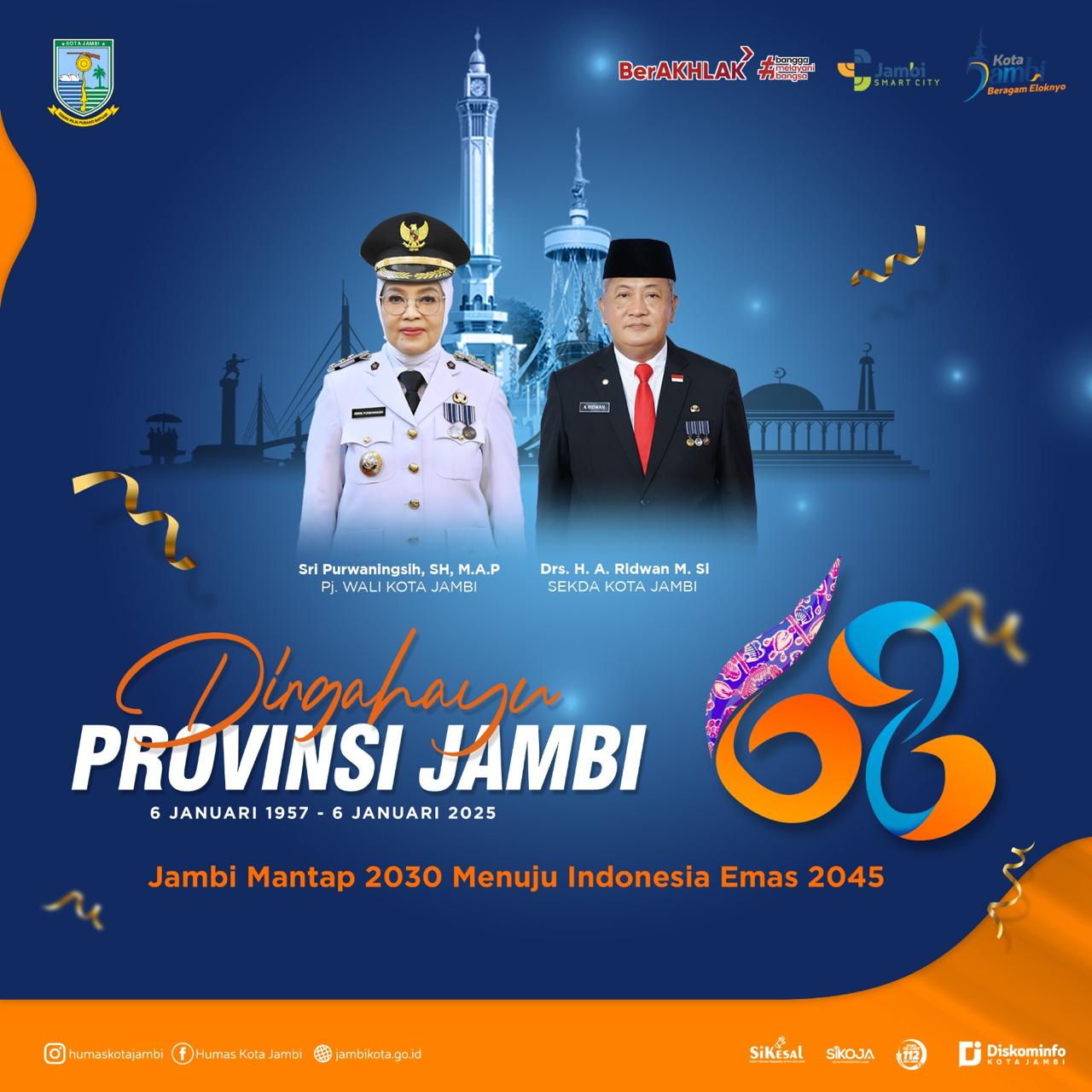 Terus Melesat, Kota Jambi Raih Indeks SPBE Peringkat 4 Nasional dan Peringkat I Provinsi Jambi