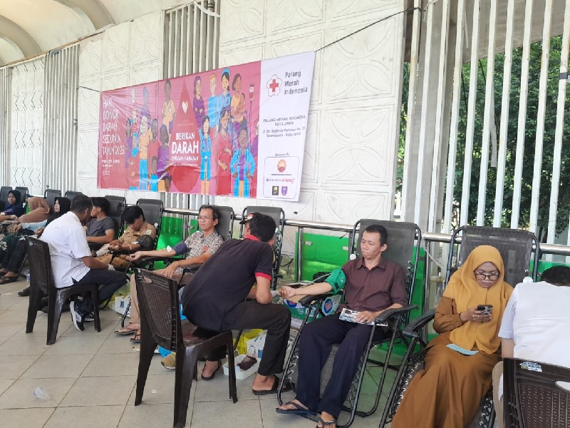 SKK Migas PetroChina Bantu Penuhi Kebutuhan Darah PMI Dalam Aksi Donor Darah di Kota Jambi