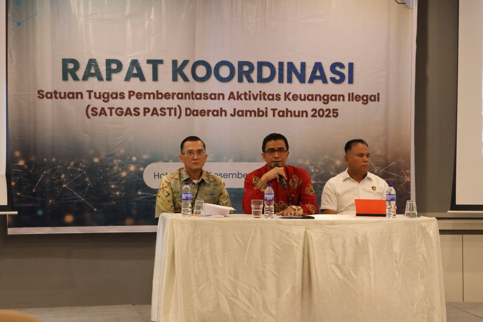OJK Jambi Gelar Rakorda Satgas Pasti, Perkuat Koordinasi Penanganan Keuangan Ilegal
