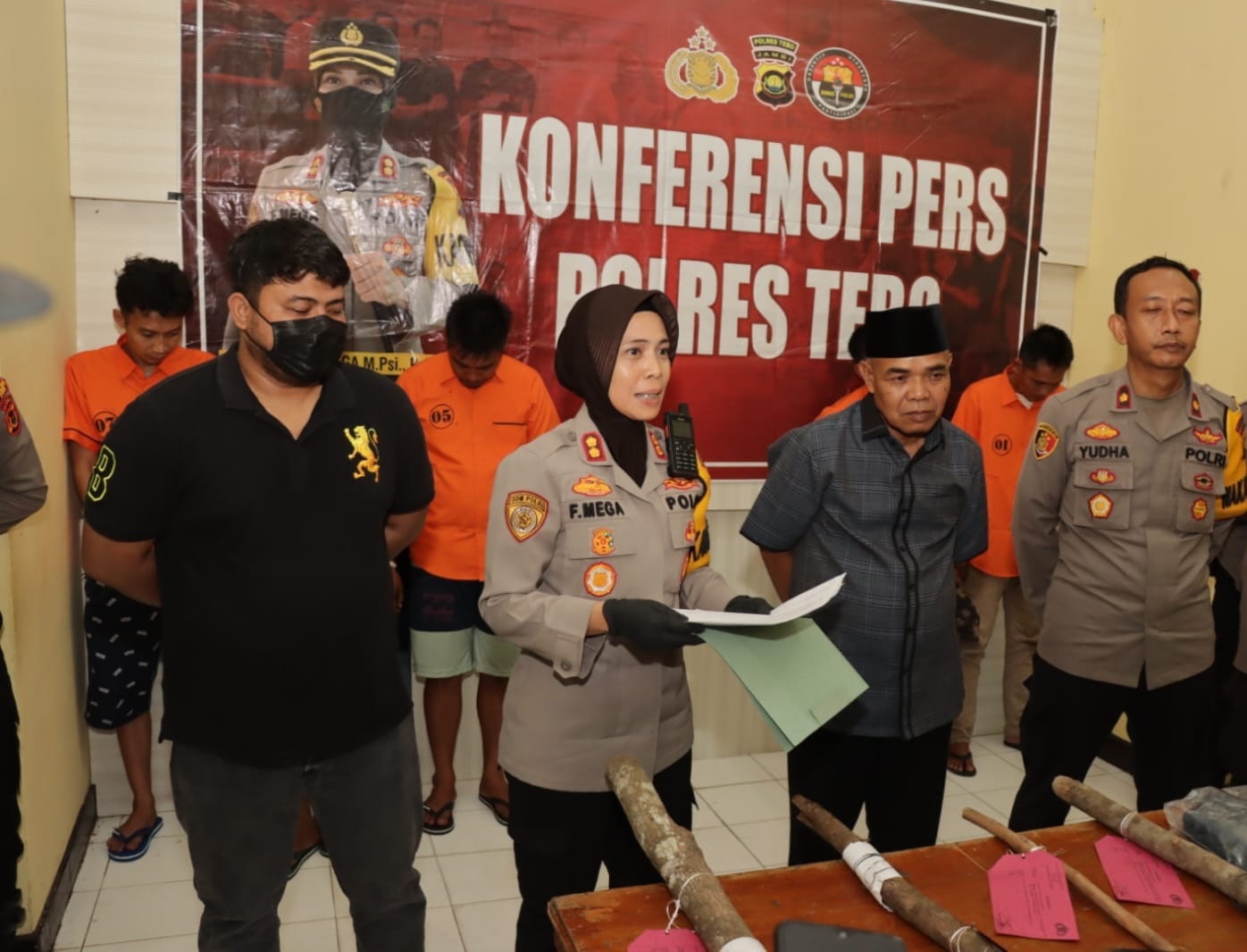 Bentrok Suporter di Teluk Rendah, 5 Orang Ditetapkan Sebagai Tersangka, Kapolres : Kemungkinan Akan Bertambah