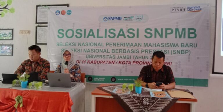 Tim Sospro UNJA Sosialisasikan SNPMB di 11 Kabupaten/Kota