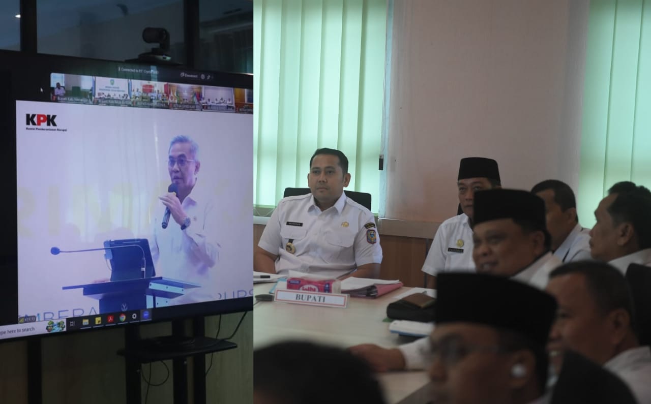 Bupati H M Syukur Ikuti Peluncuran (IPKD) MCP 2025