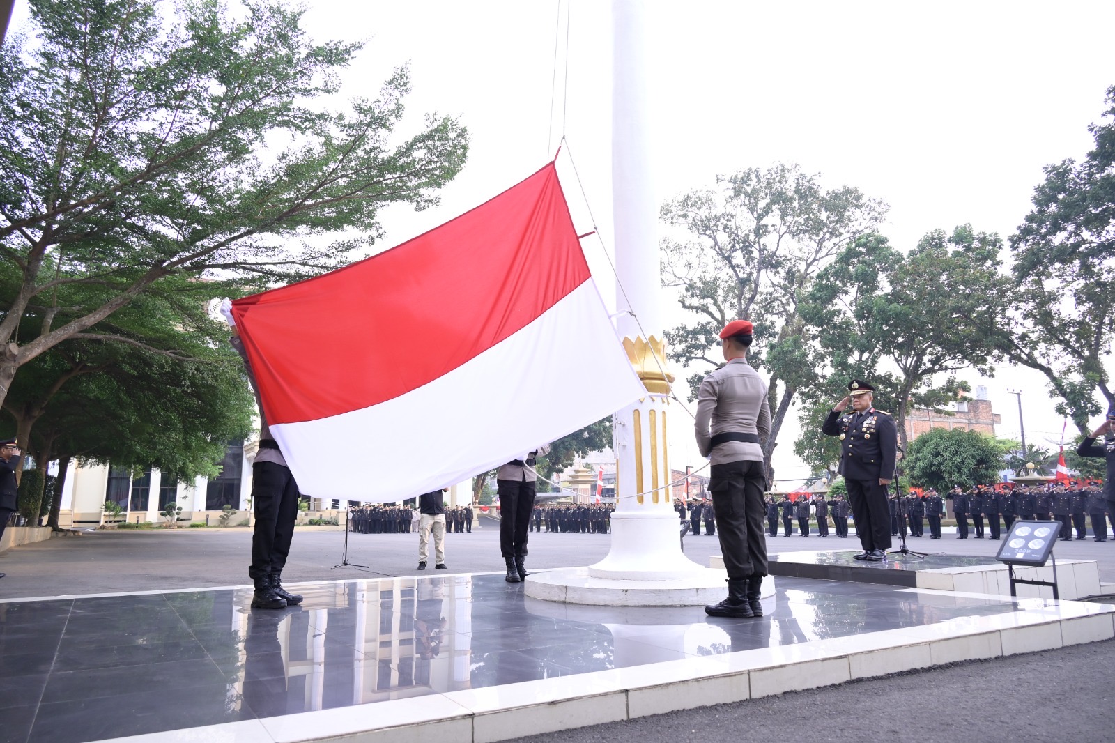 Polda Jambi Laksanakan Upacara HUT RI ke-79