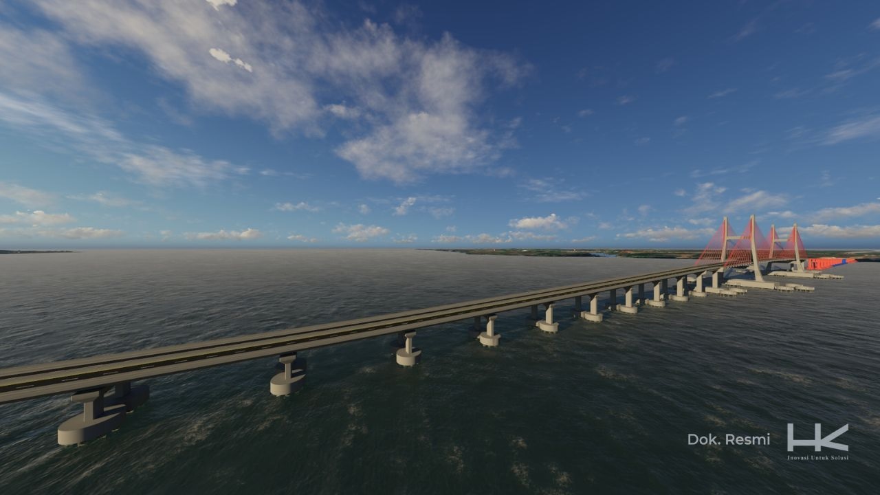 HK Perkuat Konektivitas Kalimantan Selatan Melalui Jembatan Pulau Kalimantan-Pulau Laut