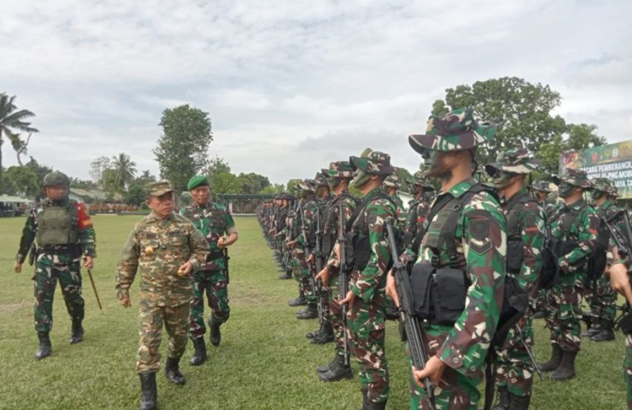 450 Prajurit Asal Jambi Dilepas Bertugas ke Papua