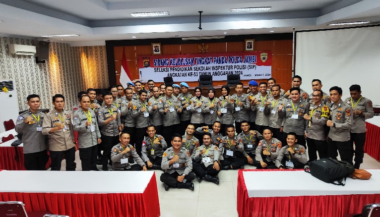 Polda Jambi Umumkan Hasil Sidang Kelulusan Seleksi Sekolah Inspektur Polisi 