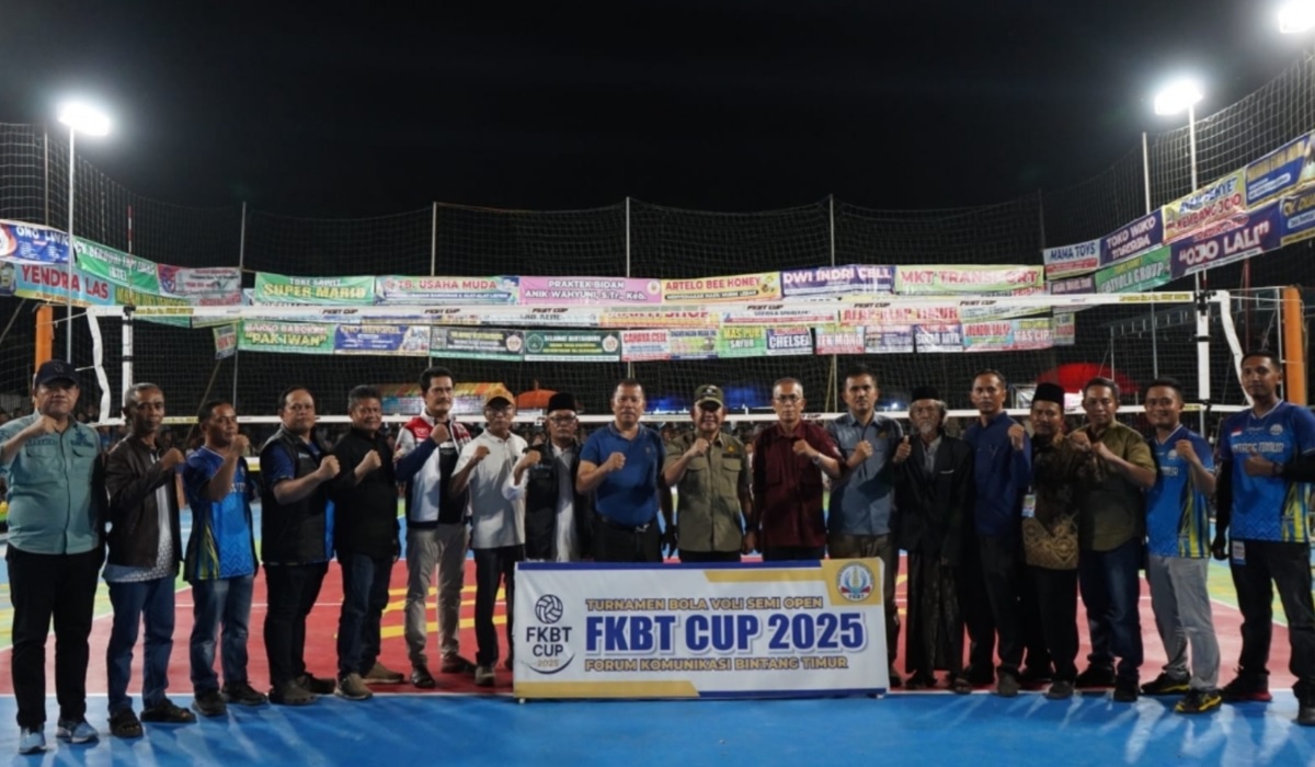 Wabup H A Khafid Tutup Turnamen Volly FKBT Cup