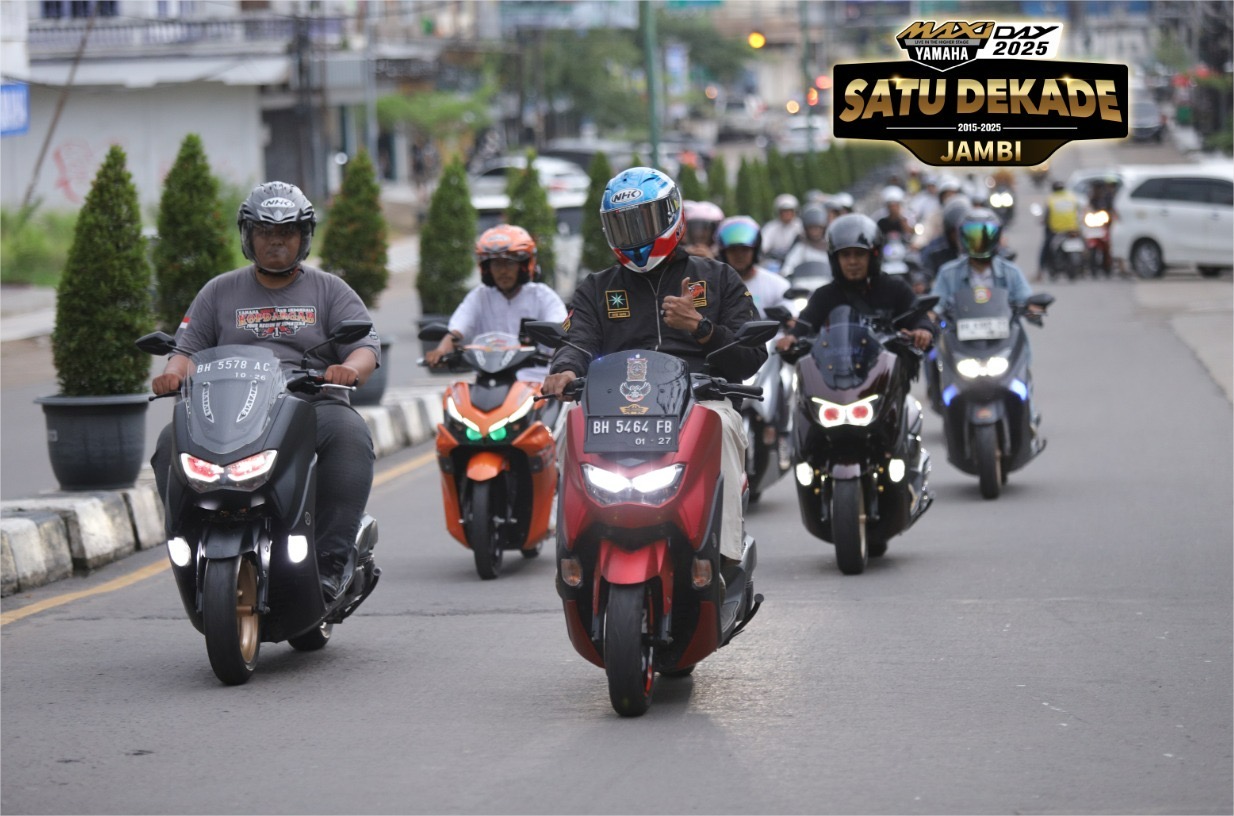 Satu Dekade Yamaha Maxi Akan Gelar Maxi Day di Kota Jambi