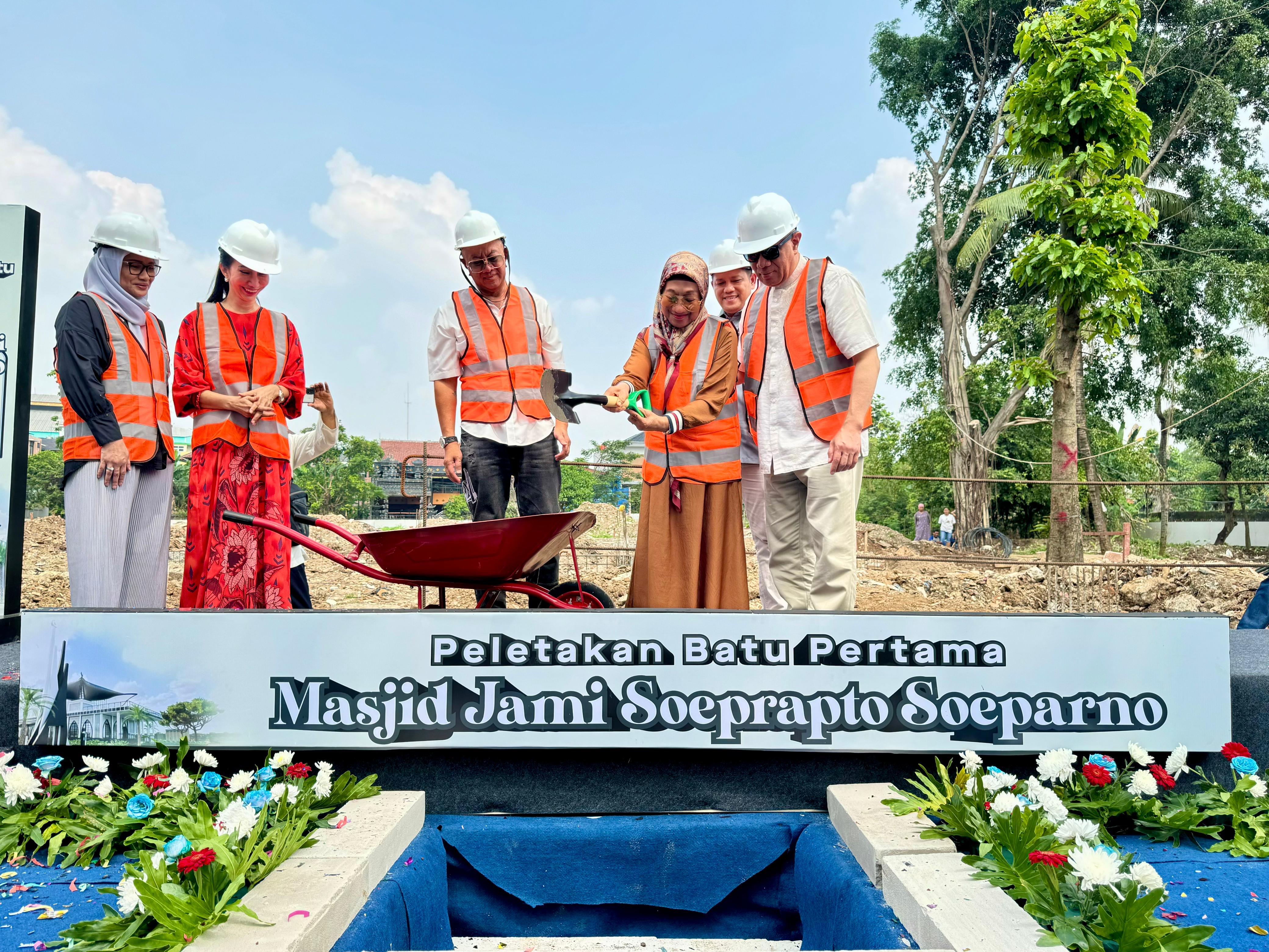 Groundbreaking Masjid Jami Soeprapto Soeparno, Hadirkan Pusat Spiritual dan Sosial Modern 